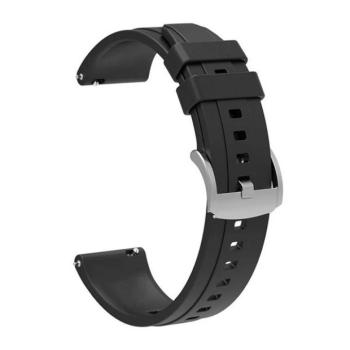 Huawei Watch GT4 (41 mm), szilikon pótszíj, állítható, fekete kép