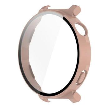 Huawei Watch GT5 Pro (42 mm), Műanyag védőkeret, kijelzővédő üveggel, közepesen ütésálló, szíj nélkül, rózsaszín kép