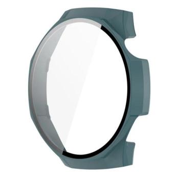 Huawei Watch GT5 Pro (46 mm), Műanyag védőkeret, kijelzővédő üveggel, közepesen ütésálló, szíj nélkül, sötétzöld kép