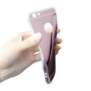 Huawei Y3 II 2016 rose gold tükrös szilikon hátlap tok kép