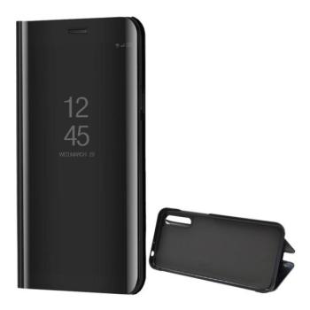 Huawei Y8p, Oldalra nyíló tok, hívás mutatóval, Smart View Cover, fekete (utángyártott) kép