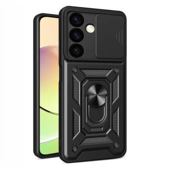 Hybrid Armor Camshield Armor tok Samsung Galaxy A05s - fekete kép