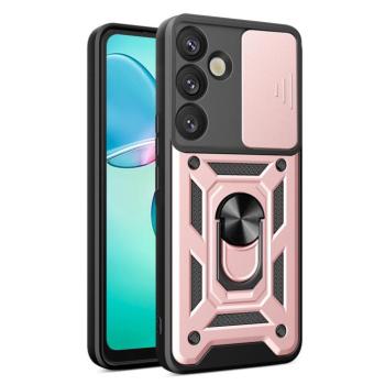 Hybrid Armor Camshield tok Samsung Galaxy S25 Plus - rózsaszín kép