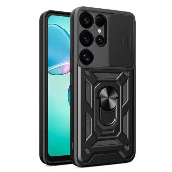 Hybrid Armor Camshield tok Samsung Galaxy S25 Ultra - fekete kép