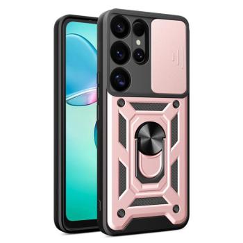 Hybrid Armor Camshield tok Samsung Galaxy S25 Ultra - rózsaszín kép