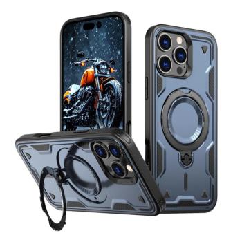 Hybrid Armor Trendy MagSafe-kompatibilis tok iPhone 16 Pro - kék kép