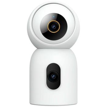 Imilab C30 beltéri biztonsági kamera, 355 fokban forgatható, 3K+3K felbontás, 6x digitális zoom, SD kártya max. 256GB, fehér kép