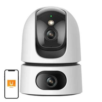 Imou Ranger 360 fokban forghatható beltéri Wi-Fi biztonsági kamera, Dual 6MP, fehér kép