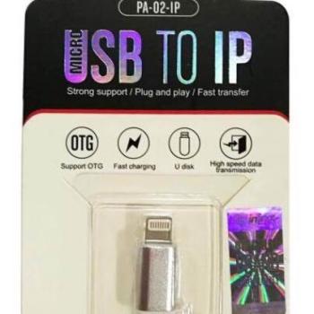 INKAX PA-02 Micro USB/Lightning Adapter - Ezüst kép