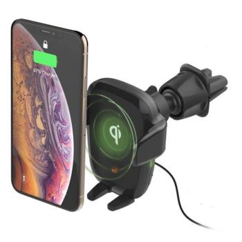 iOttie AutoSense autós tartó szellőzőrácsba/CD nyílásba, vezetéknélküli töltéssel, fekete kép