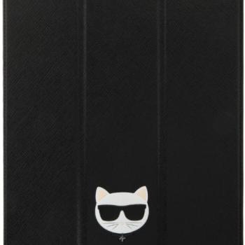 iPad Pro (12.9&quot;) tablet könyvtok, fekete, Karl Lagerfeld Choupette Head Saffiano (KLFC12OCHK) kép