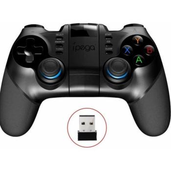 iPega 9156 Bluetooth kontroller / gamepad Android/iOS/PS3/PC/Android TV/N-Switch kompatiblis, fekete kép