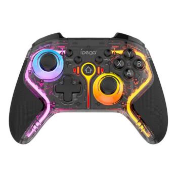 iPega 9666TH vezeték nélküli Gamepad / kontroller Android/iOS/PS3/PS4/PC/N-Switch kompatibilis, RGB, fekete kép
