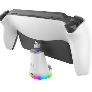 iPega P5P25 Mini Playstation Portal mágneses töltőállomás, fehér kép