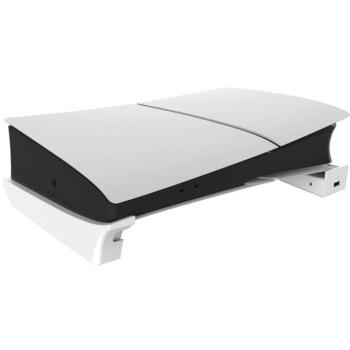 iPega P5S008 PS5 Slim / PS5 Pro vízszintes tartó / állvány, USB HUB, fehér kép