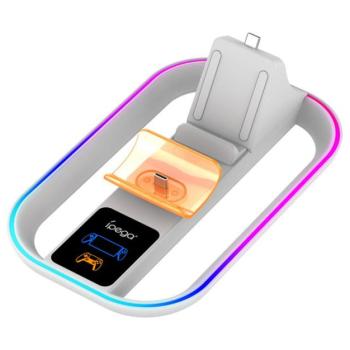 iPega PG-P5P11 Playstation Portal Remote Player / PlayStation 5 kontroller töltőállvány, fehér kép