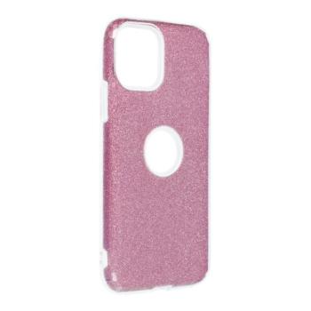 iPhone 11 Pro (5,8&quot;) szilikon tok, csillámos, hátlap tok, pink, Shining kép