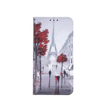 iPhone 11 Pro (5,8&quot;) telefon tok, könyvtok, oldalra nyíló tok, mágnesesen záródó, &quot;Lovers in Paris 2&quot; mintás, Smart Trendy kép