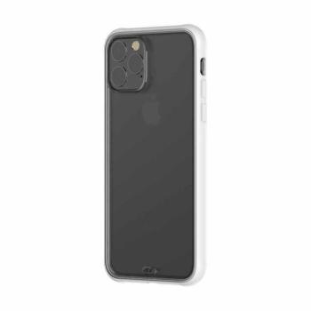 iPhone 11 Pro Max 2019 (6,5&quot;) hátlap tok, átlátszó / fehér kerettel, Devia Soft Elegant kép
