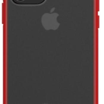 iPhone 11 Pro Max 2019 (6,5&quot;) hátlap tok, átlátszó / piros kerettel, Devia Soft Elegant kép