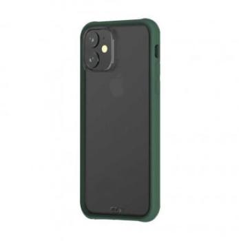 iPhone 11 Pro Max 2019 (6,5&quot;) hátlap tok, átlátszó / zöld kerettel, Devia Soft Elegant kép