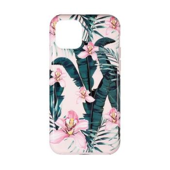 iPhone 11 Pro Max 2019 (6,5&quot;) hátlap tok, műanyag tok, virág mintás, rózsaszín, Devia Perfume Lily kép