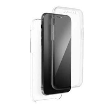 iPhone 11 Pro Max (6,5&quot;) átlátszó elő + hátlapi PC + TPU tok 360° kép