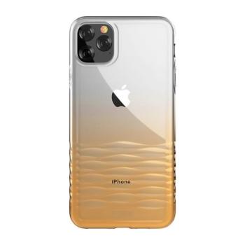 iPhone 11 Pro Max (6,5&quot;) hátlap tok, TPU tok, átlátszó / arany, Devia Ocean 2 kép