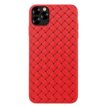 iPhone 11 Pro Max (6,5&quot;) hátlap tok, TPU tok, piros, Devia Woven kép