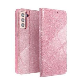 iPhone 11 Pro Max (6,5&quot;) rose gold csillámos mágneses könyvtok kép