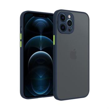 iPhone 12 műanyag tok, kék, zöld kép