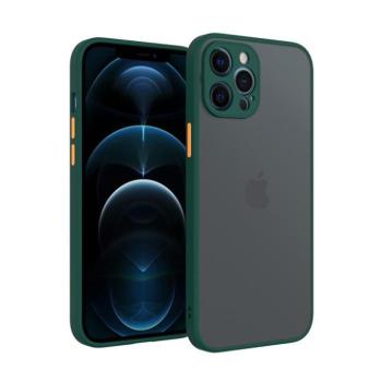 iPhone 12 Pro Max műanyag tok, zöld, narancs kép