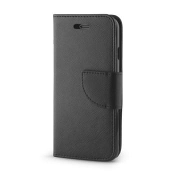 iPhone 13 Mini (5,4&quot;) telefon tok, könyvtok, oldalra nyíló tok, mágnesesen záródó, fekete, Fancy kép