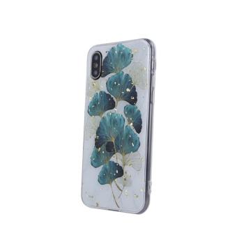 iPhone 13 Pro (6,1&quot;) hátlap tok, TPU tok, mintás, Gold Glam Leaves kép