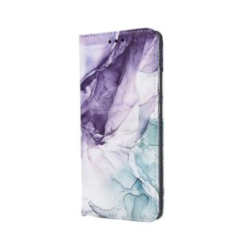 iPhone 13 Pro (6,1&quot;) telefon tok, könyvtok, oldalra nyíló tok, mágnesesen záródó, márvány mintás &quot;marble 5&quot;, Smart Trendy kép
