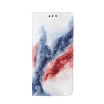 iPhone 13 Pro (6,1&quot;) telefon tok, könyvtok, oldalra nyíló tok, mágnesesen záródó, márvány mintás &quot;marble 9&quot;, Smart Trendy kép