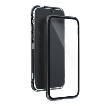 iPhone 13 Pro Max (6,7&quot;) elő + hátlapi tok, mágneses, fekete, Magneto 360 kép