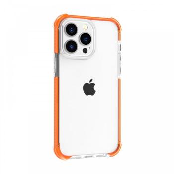 iPhone 13 Pro ütésálló szilikon hátlap, Narancs kép