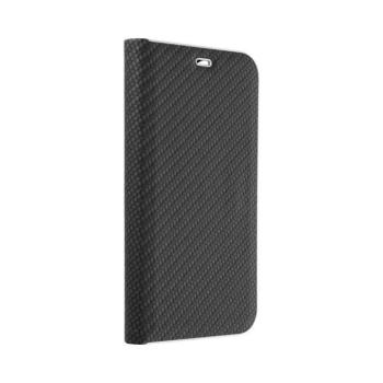 iPhone 14 (6.1&quot;) telefon tok, könyvtok, oldalra nyíló tok, mágnesesen záródó, fekete, Forcell Luna kép