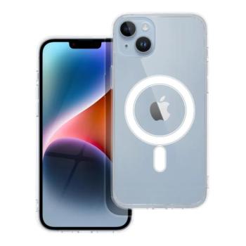 iPhone 14 Plus (6,7&quot;) telefon tok, PC / TPU tok, átlátszó, Clear Mag Cover kép