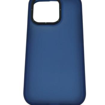 iPhone 14 Pro (6.1&quot;) hátlap tok, TPU / műanyag tok, sötétkék/áttetsző kép