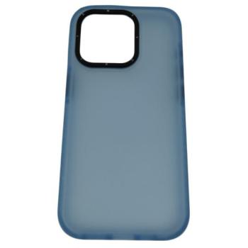 iPhone 14 Pro (6.1&quot;) hátlap tok, TPU / műanyag tok, világoskék/áttetsző kép