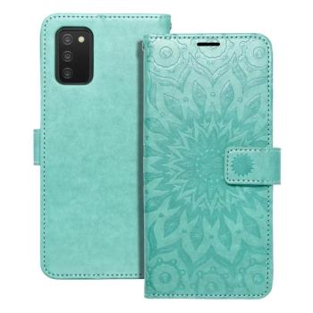 iPhone 14 Pro (6.1&quot;) telefon tok, könyvtok, oldalra nyíló tok, mágnesesen záródó, zöld, mandala, Forcell Mezzo kép