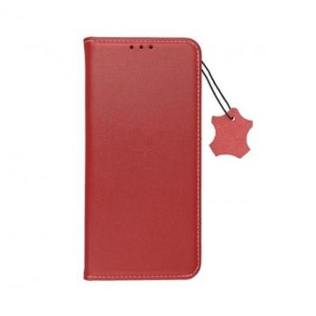 iPhone 14 Pro Max (6.7&quot;) bőr telefon tok, könyvtok, oldalra nyíló tok, mágnesesen záródó, piros, Forcell Leather kép