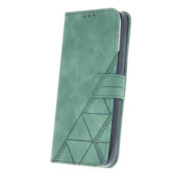 iPhone 14 Pro Max (6,7&quot;) telefon tok, könyvtok, oldalra nyíló tok, mágnesesen záródó, zöld, Smart Trendy Porto kép