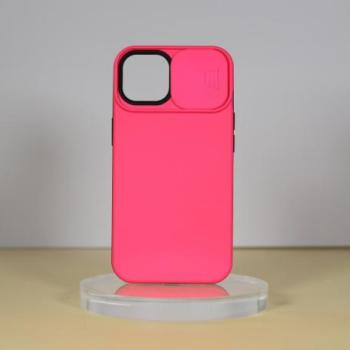 iPhone 14 Pro TPU+PC csúsz. kameravédős tok,Pink kép
