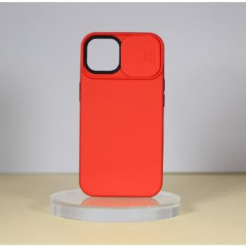 iPhone 14 Pro TPU+PC csúsz. kameravédős tok,Piros kép