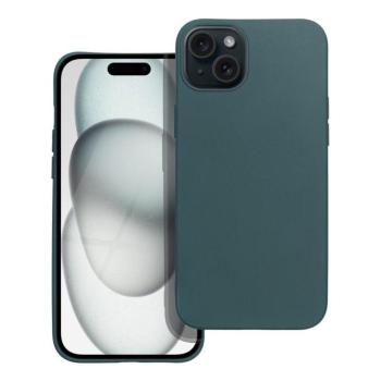 iPhone 15 Plus (6.7&quot;) szilikon tok, hátlap tok, zöld, matt kép