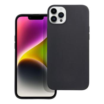 iPhone 15 Pro (6.1&quot;) szilikon tok, hátlap tok, fekete, matt kép
