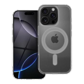 iPhone 15 Pro (6.1&quot;) telefon tok, PC / TPU tok, átlátszó, Clear Mag Cover kép